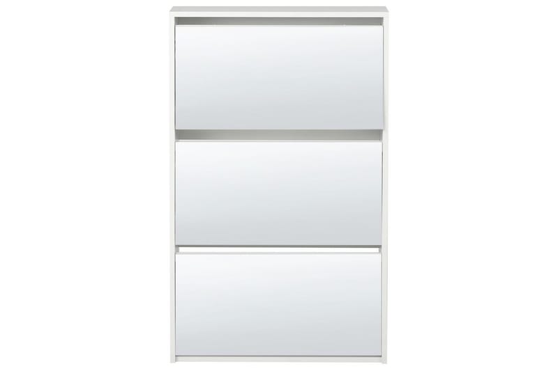 Skoskåp Midfield Vit, Silver, 63x17x103 cm - Vit, Silver, 63x17x103 cm - Förvaring - Skåp - Förvaringsskåp