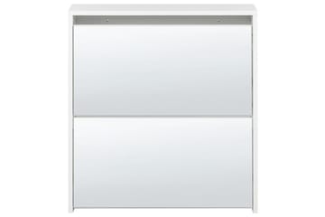 Skoskåp Midfield Vit, Silver, 63x17x67 cm - Vit, Silver, 63x17x67 cm - Förvaring - Skåp - Förvaringsskåp