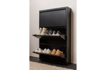 Skoskåp Sabine - Svart - Förvaring - Skåp - Förvaringsskåp