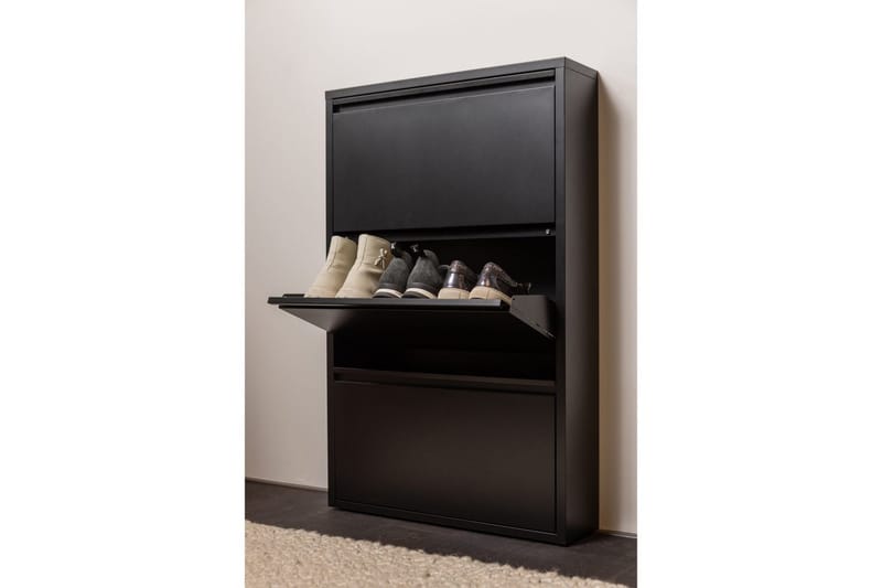 Skoskåp Sabine - Svart - Förvaring - Skåp - Förvaringsskåp