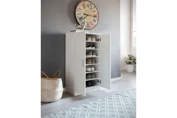 Skoskåp Wohnling Folierad spånskiva 7 fack hallmöbler - Förvaring - Skåp - Förvaringsskåp