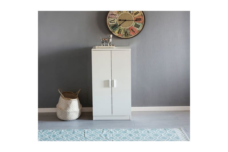 Skoskåp Wohnling Folierad spånskiva 7 fack hallmöbler - Förvaring - Skåp - Förvaringsskåp