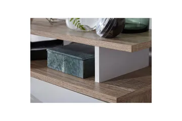 Skoskåp Wohnling Folierad spånskiva med förvaringshylla, 2 nedfällbara fack, 1 låda - Förvaring - Skåp - Förvaringsskåp