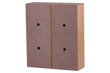 Skoskåp Wohnling KIEL med 2 fällbara fack, folierad spånskiva Bok - Bok - Förvaring - Skåp - Förvaringsskåp