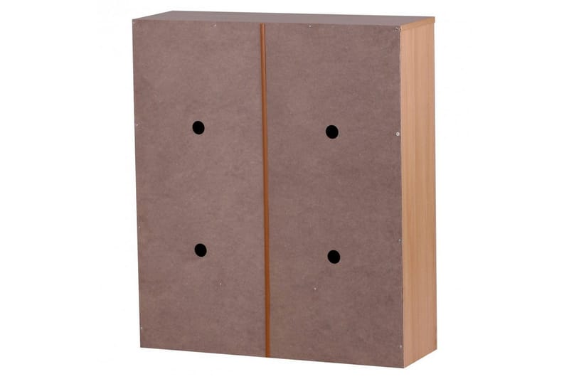 Skoskåp Wohnling KIEL med 2 fällbara fack, folierad spånskiva Bok - Bok - Förvaring - Skåp - Förvaringsskåp