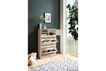 Skoskåp Wohnling med 2 utfällbara fack 1 dörr melaminbelagd mdf modern - Förvaring - Skåp - Förvaringsskåp