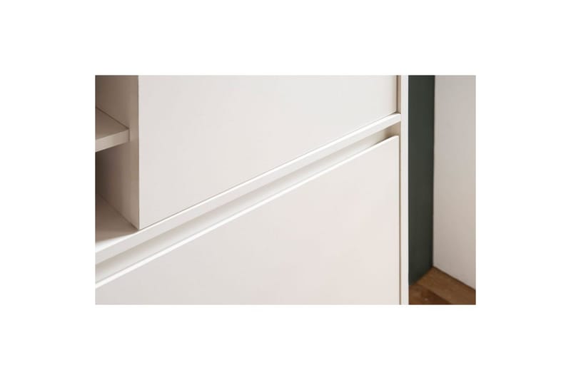 Skoskåp Wohnling med 2 utfällbara fack 1 dörr melaminbelagd mdf modern - Förvaring - Skåp - Förvaringsskåp