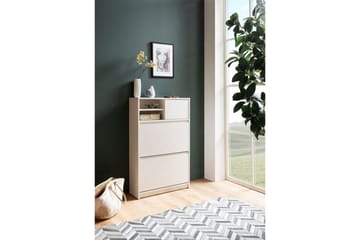 Skoskåp Wohnling med 2 utfällbara fack 1 dörr melaminbelagd mdf modern - Förvaring - Skåp - Förvaringsskåp