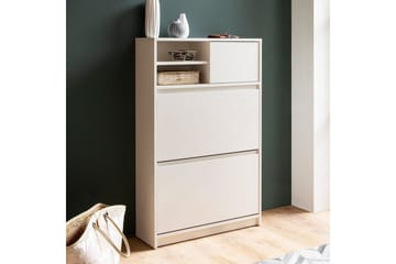 Skoskåp Wohnling med 2 utfällbara fack 1 dörr melaminbelagd mdf modern - Förvaring - Skåp - Förvaringsskåp