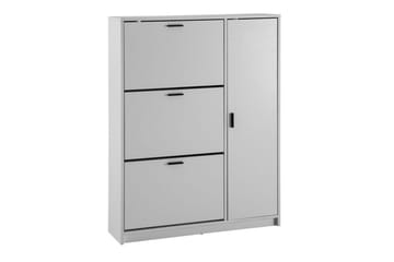 Skoskåp Wohnling med 3 fällbara fack 1 dörr melaminbelagd MDF modern - Förvaring - Skåp - Förvaringsskåp