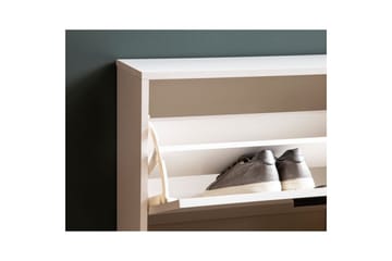 Skoskåp Wohnling med 3 fällbara fack 1 dörr melaminbelagd MDF modern - Förvaring - Skåp - Förvaringsskåp