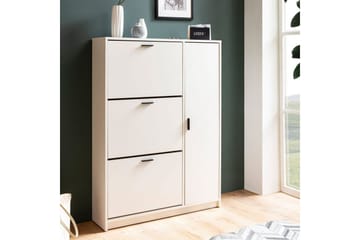 Skoskåp Wohnling med 3 fällbara fack 1 dörr melaminbelagd MDF modern - Förvaring - Skåp - Förvaringsskåp