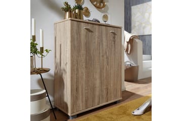 Skoskåp Wohnling NIMES för 12 par och 2 dörrar, folierad spånskiva Sonoma - Sonoma - Förvaring - Skåp - Förvaringsskåp