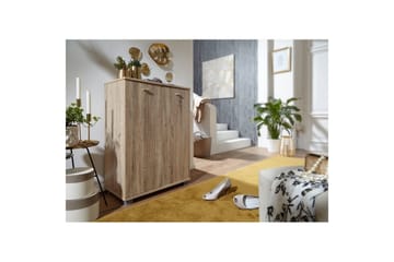 Skoskåp Wohnling NIMES för 12 par och 2 dörrar, folierad spånskiva Sonoma - Sonoma - Förvaring - Skåp - Förvaringsskåp