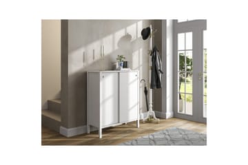 Sovran Skoskåp 92 cm - Natur/Vit - Förvaring - Skåp - Förvaringsskåp