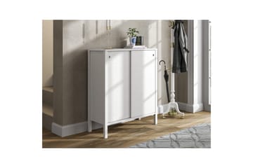 Sovran Skoskåp 92 cm - Natur/Vit - Förvaring - Skåp - Förvaringsskåp