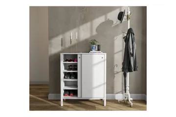 Sovran Skoskåp 92 cm - Natur/Vit - Förvaring - Skåp - Förvaringsskåp