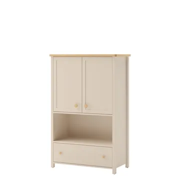 Storys Förvaringsskåp 85x132 cm - Beige, ek - Förvaring - Skåp - Förvaringsskåp