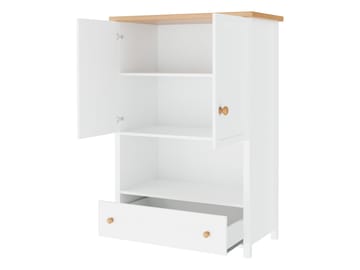 Storys Förvaringsskåp 85x132 cm - Beige, ek - Förvaring - Skåp - Förvaringsskåp
