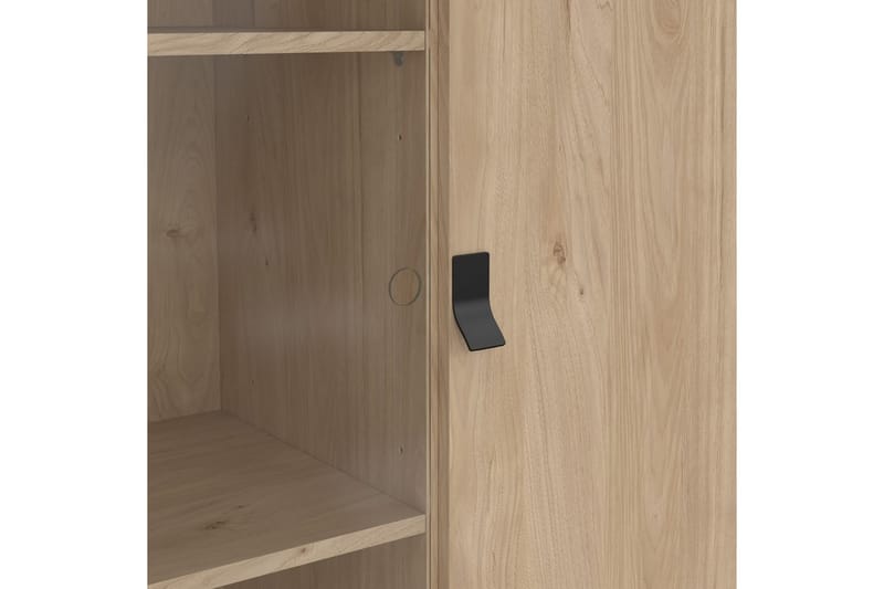 Tadami Vitrinskåp 102x162 cm - Natur - Förvaring - Skåp - Vitrinskåp