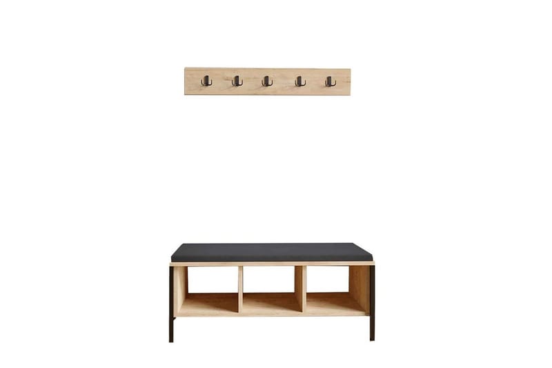 Talric Skoskåp 100 cm - Natur - Förvaring - Skåp - Förvaringsskåp