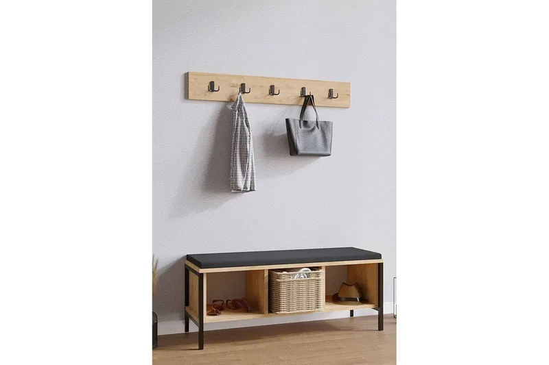 Talric Skoskåp 100 cm - Natur - Förvaring - Skåp - Förvaringsskåp