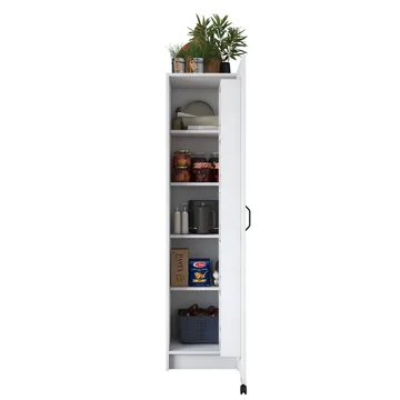 Tavren Multifunktionsskåp 45x180x42 cm - Vit - Förvaring - Skåp - Förvaringsskåp