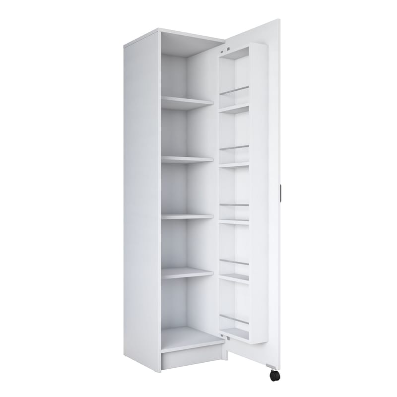 Tavren Multifunktionsskåp 45x180x42 cm - Vit - Förvaring - Skåp - Förvaringsskåp