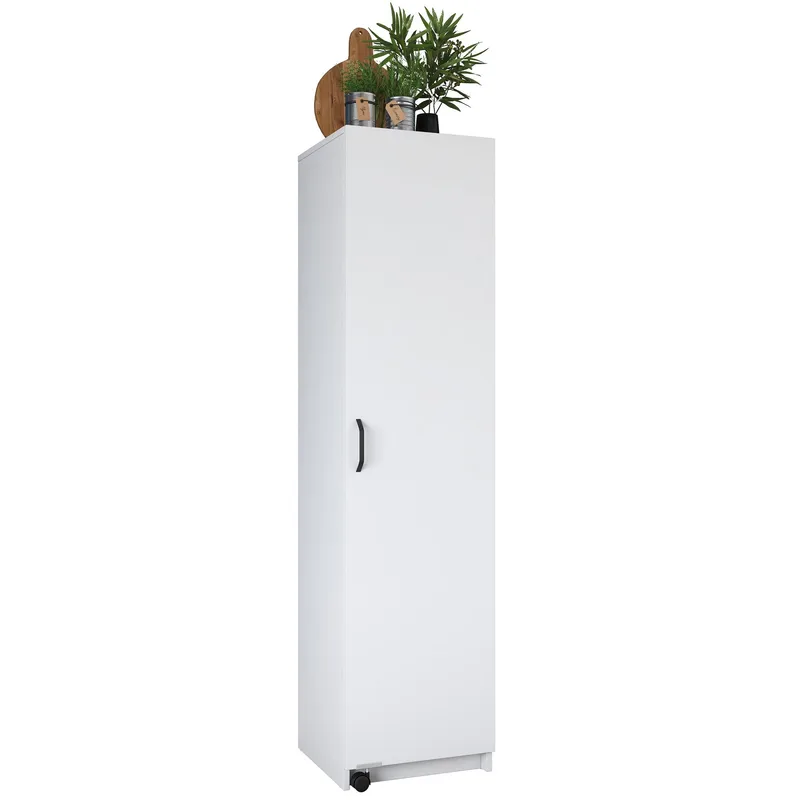 Tavren Multifunktionsskåp 45x180x42 cm - Vit - Förvaring - Skåp - Förvaringsskåp