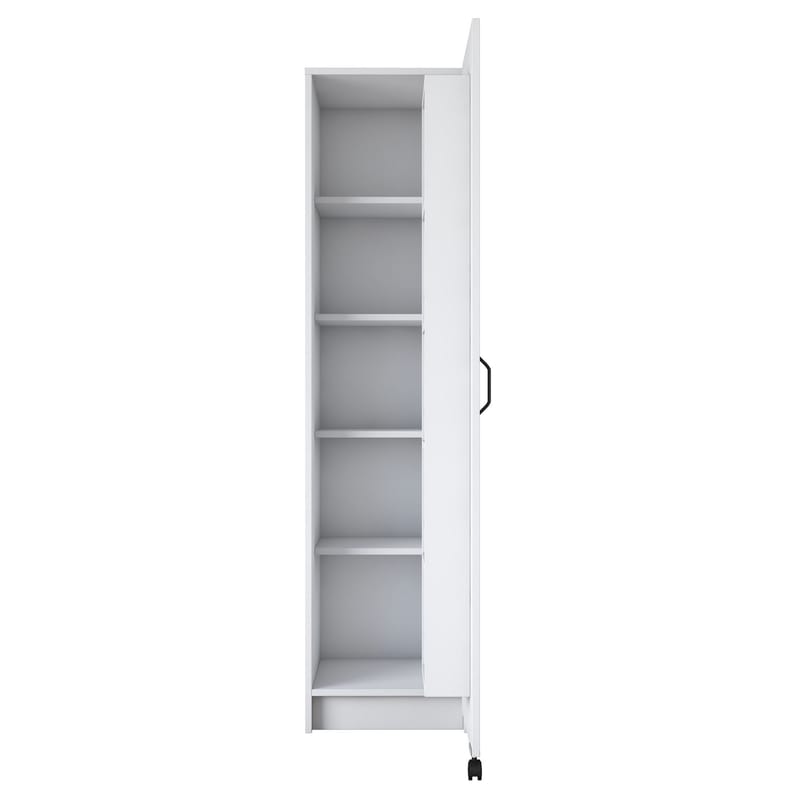 Tavren Multifunktionsskåp 45x180x42 cm - Vit - Förvaring - Skåp - Förvaringsskåp