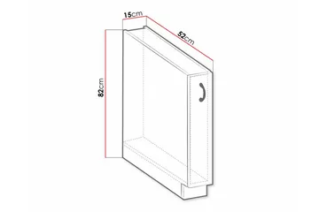 Templemore Köksskåp 15 cm - Förvaring - Skåp - Förvaringsskåp