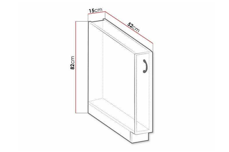 Templemore Köksskåp 15 cm - Förvaring - Skåp - Förvaringsskåp
