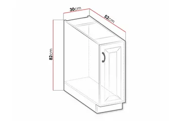 Templemore Köksskåp 30 cm - Förvaring - Skåp - Förvaringsskåp