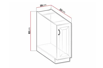 Templemore Köksskåp 30 cm - Förvaring - Skåp - Förvaringsskåp