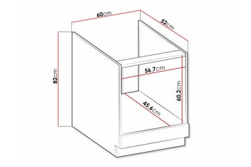 Templemore Köksskåp 60 cm - Förvaring - Skåp - Förvaringsskåp