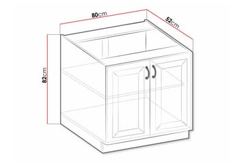 Templemore Köksskåp 80 cm - Förvaring - Skåp - Förvaringsskåp