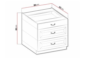 Templemore Köksskåp 80 cm - Förvaring - Skåp - Förvaringsskåp