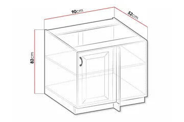 Templemore Köksskåp 90 cm - Förvaring - Skåp - Förvaringsskåp