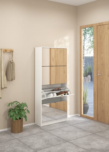 Tenor Skoskåp 4 fack 70x24x162 cm - Förvaring - Skåp - Förvaringsskåp