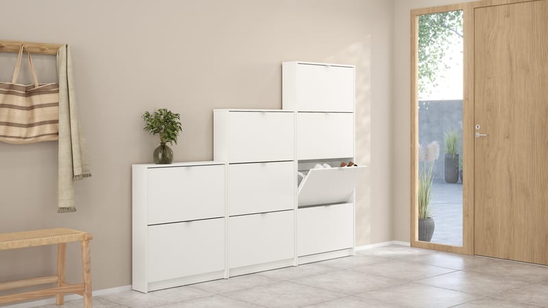 Tenor Skoskåp med 2 fack 70x16x85 cm - Förvaring - Skåp - Förvaringsskåp