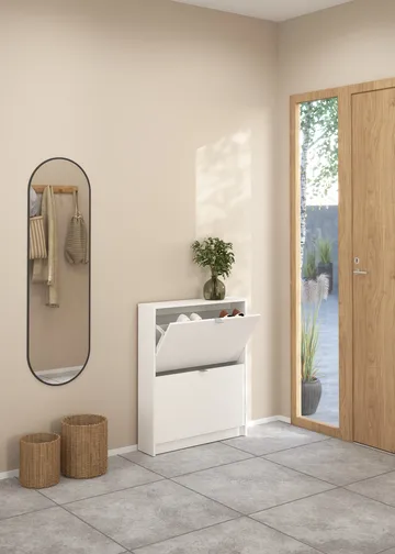 Tenor Skoskåp med 2 fack 70x16x85 cm - Förvaring - Skåp - Förvaringsskåp