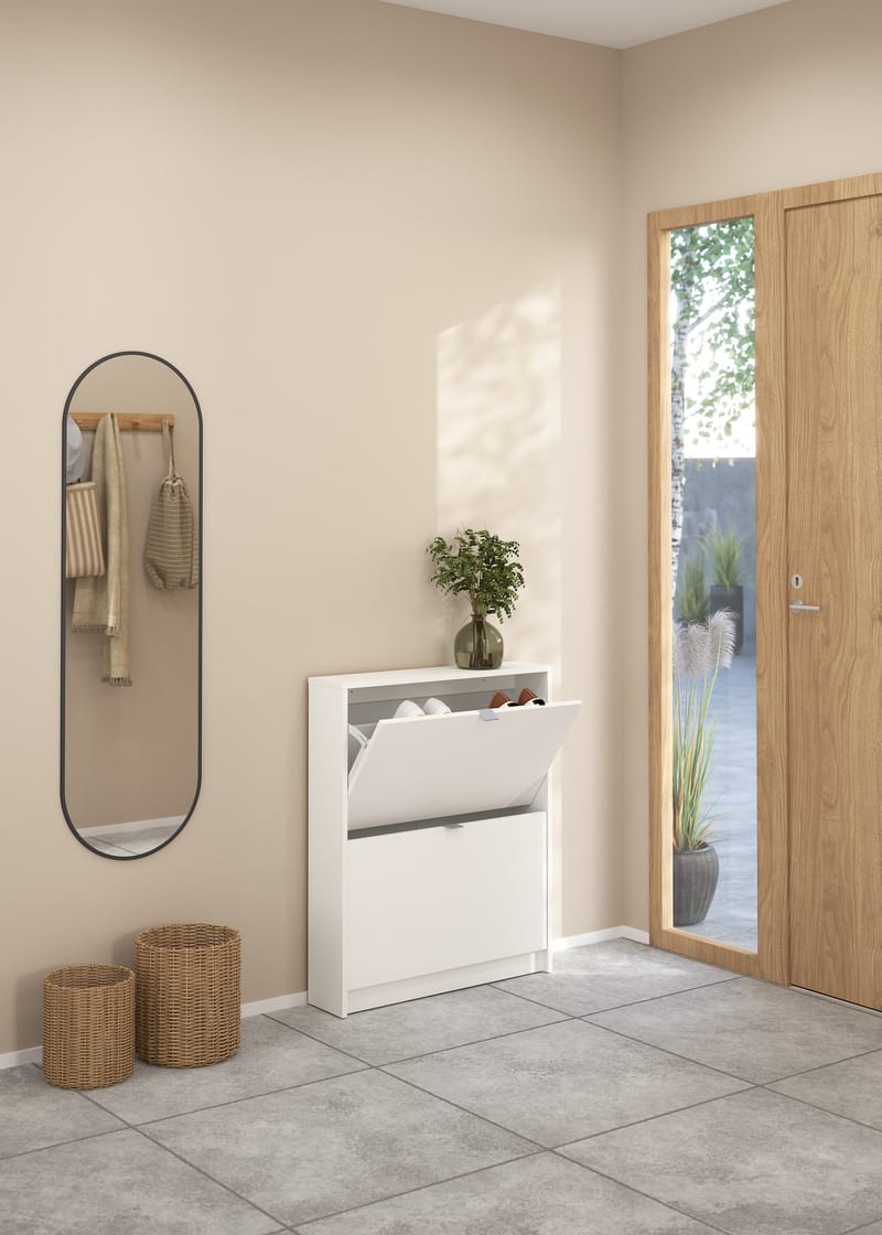 Tenor Skoskåp med 2 fack 70x16x85 cm - Förvaring - Skåp - Förvaringsskåp