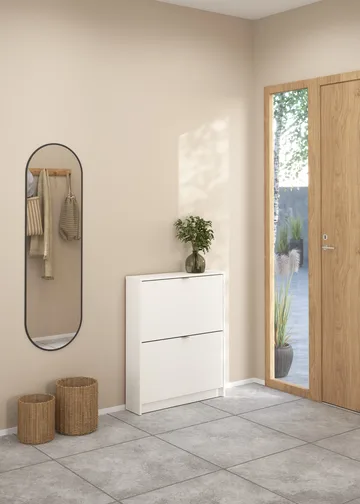 Tenor Skoskåp med 2 fack 70x16x85 cm - Förvaring - Skåp - Förvaringsskåp