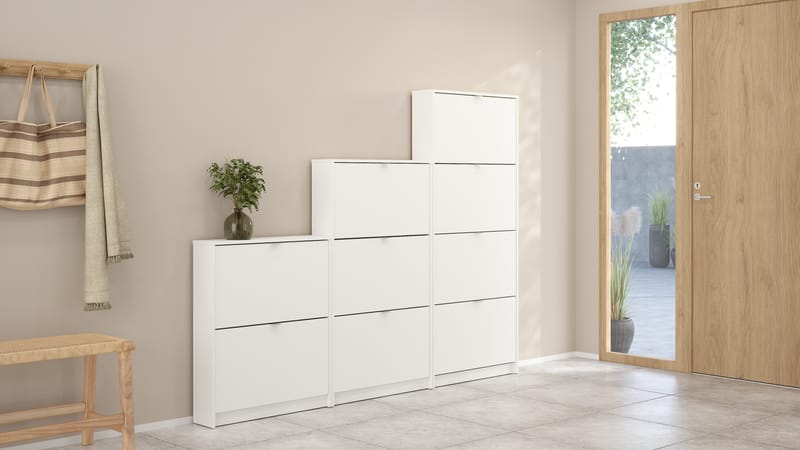 Tenor Skoskåp med 2 fack 70x16x85 cm - Förvaring - Skåp - Förvaringsskåp