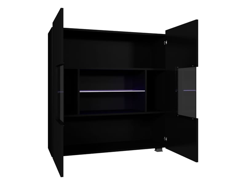 Tessan Vitrinskåp 100x107 cm - brun - Förvaring - Skåp - Vitrinskåp