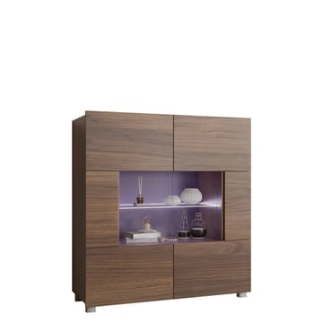 Tessan Vitrinskåp 100x107 cm - brun - Förvaring - Skåp - Vitrinskåp