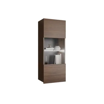 Tessan Vitrinskåp 45x117 cm - brun - Förvaring - Skåp - Vitrinskåp