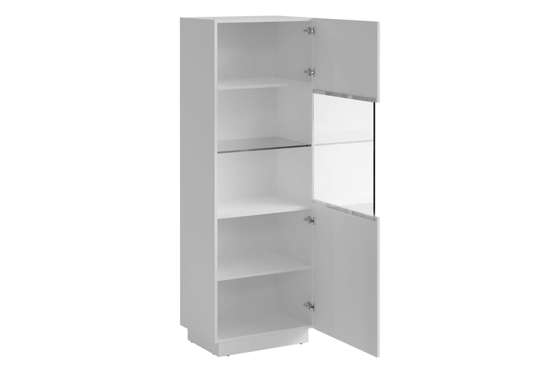 Torvalen Vitrinskåp 60x178 cm - Vit - Förvaring - Skåp - Vitrinskåp