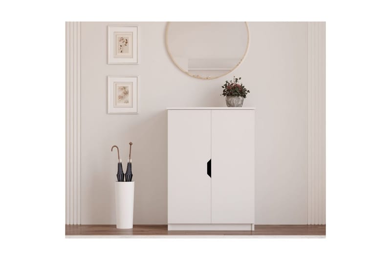 Torvenor Skoskåp 70 cm - Matt Vit - Förvaring - Skåp - Förvaringsskåp