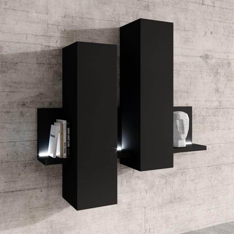 Vägghängt Skåp Bota - Svart supermatt - Förvaring - Skåp - Förvaringsskåp